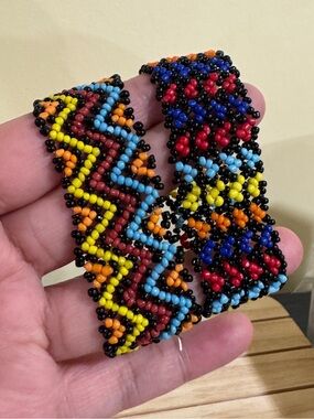 2 beaded bracelets